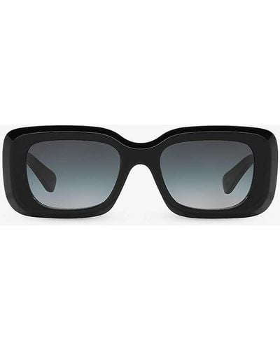 Chloé Ch0188s Square-frame Acetate Sunglasses - Black