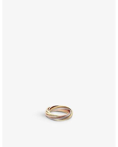 Cartier Trinity 18ct White-gold, Rose-gold And Yellow-gold Ring