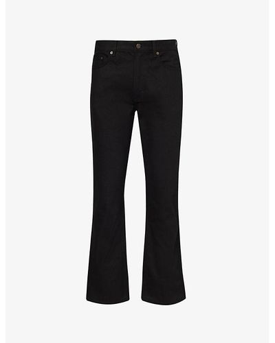 Jeanerica State Regular-fit Straight-leg Recycled Denim-blend Jeans - Black