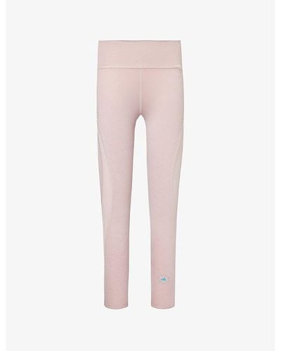 adidas By Stella McCartney Optime Turning Stretch-recycled-polyester leggings - Pink