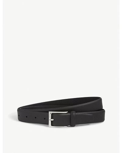 Anderson's Soft Leather Belt - White