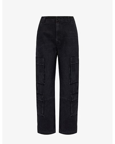 Citizens of Humanity Delena Straight-leg Mid-rise Organic Recycled Denim Jeans - Black