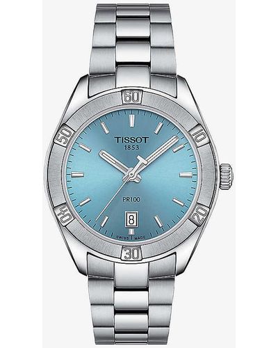 Tissot T1019101135100 Pr 100 Sport Chic Stainless-steel Quartz Watch - Blue