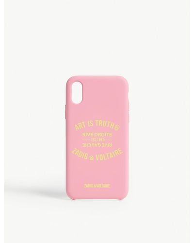Zadig & Voltaire Art Is Truth Iphone X Case - Pink