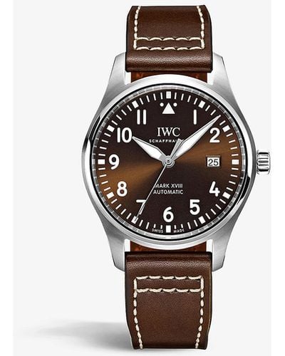 IWC Schaffhausen Iw327003 Pilot's Watch Mark Xviii Edition Antoine De Saint Exupéry Stainless Steel And Leather Automatic Watch - Brown