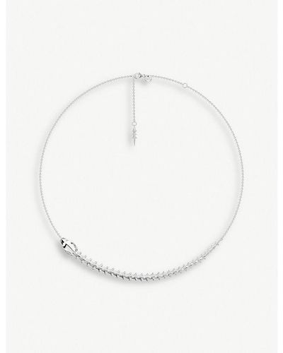 Shaun Leane Serpent Trace Sterling Silver Necklace - White