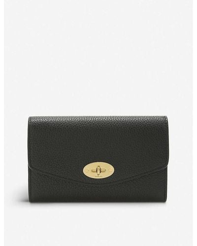 Mulberry Darley Medium Grained Leather Wallet - Black
