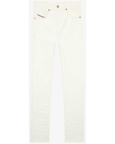 DIESEL 2019 D-strukt Slim-leg Stretch-denim Jeans - White