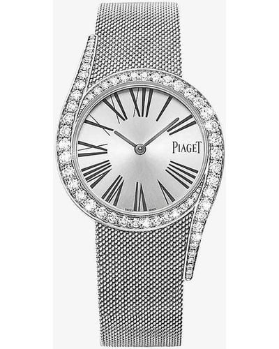 Piaget G0a41212 Limelight 18ct White-gold And 1.75ct Brilliant-cut Diamond Automatic Watch