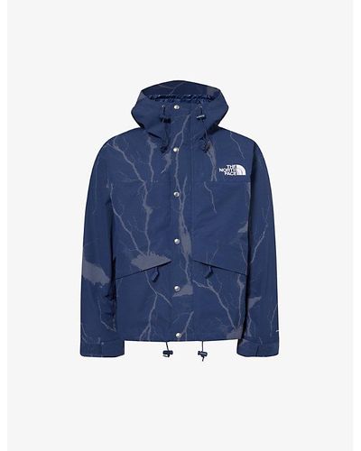 The North Face 86 Retro Mountain Brand-embroidered Shell Jacket - Blue