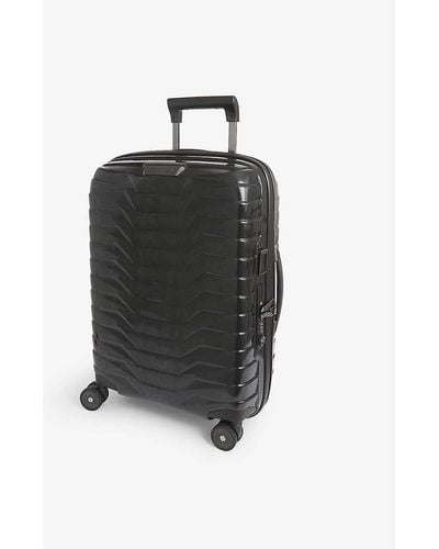 Samsonite Spinner Hard Case 4 Wheel Expandable Polypropylene Cabin Suitcase - Black