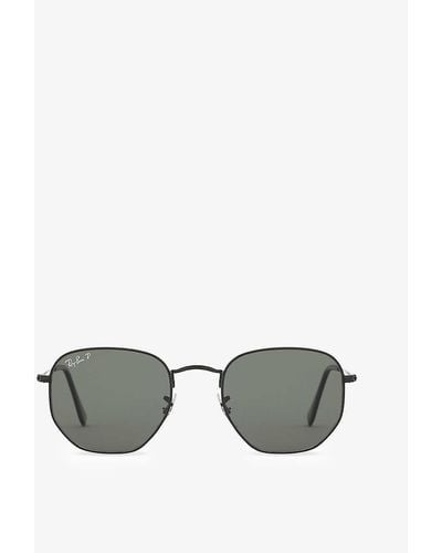 Ray-Ban Rb3548n Hexagonal Sunglasses - Grey