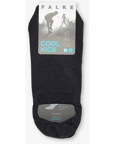 FALKE Cool Kick Recycled Polyester-blend Knitted Socks - Black