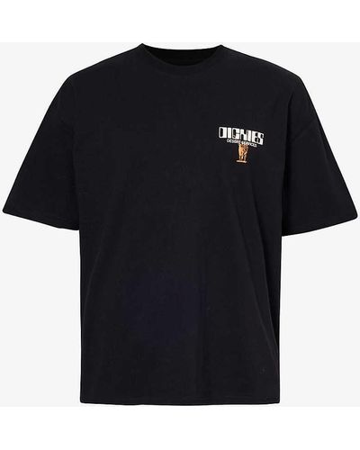 Dickies Pearisburg Branded-print Cotton-jersey T-shirt - Black