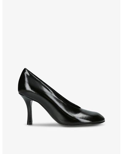 Burberry Baby Court Leather Heeled Courts - Black