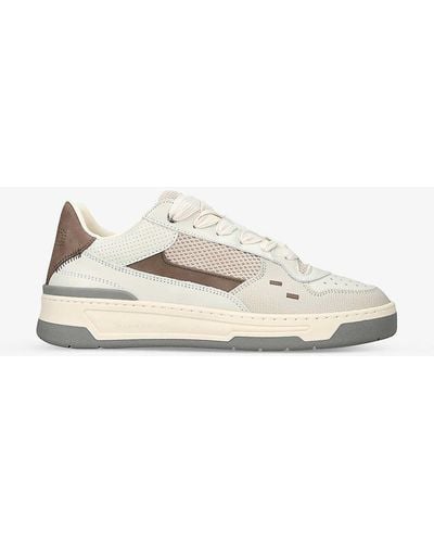 Filling Pieces Ave Top Leather Low-top Trainers - Natural