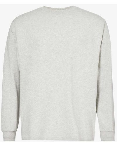 GYMSHARK Everywear Comfort Logo-embossed Cotton-jersey T-shirt - White