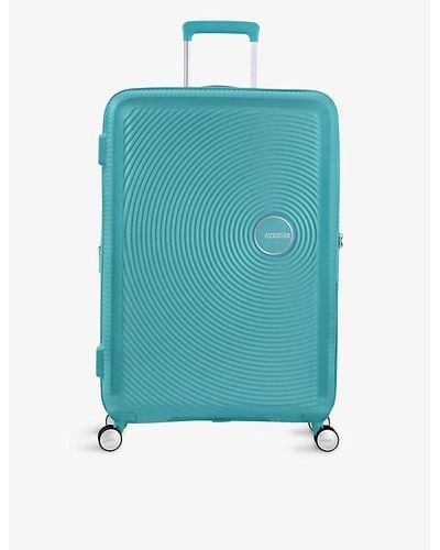 American Tourister Starvibe Expandable Four-wheel Suitcase 77cm - Blue