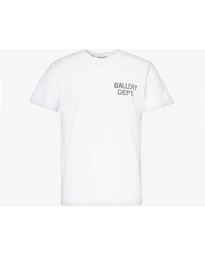 GALLERY DEPT. Souvenir Logo-print Cotton-jersey T-shirt - White