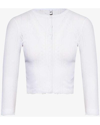Cou Cou Intimates Baby Slim-fit Organic-cotton Pyjama Top X - White