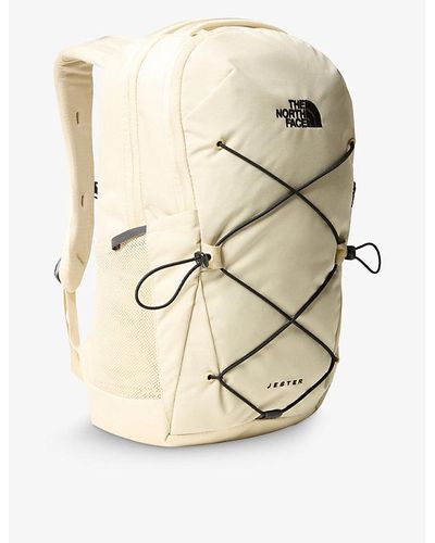 The North Face Jester Logo-print Recycled-polyester Backpack - Natural