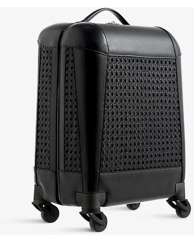 Aviteur Carry-on Leather Suitcase - Black