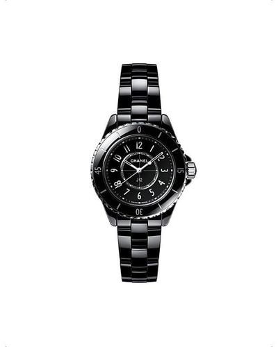 Chanel H5695 J12 Ceramic And Steel Quartz Watch - Black