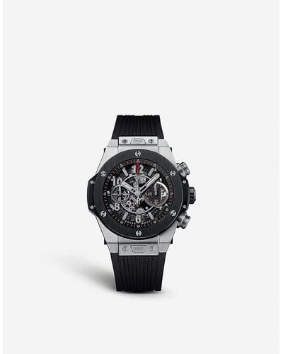 Hublot 411.nm.1170.rx Big Bang Unico Titanium Ceramic Watch - Black