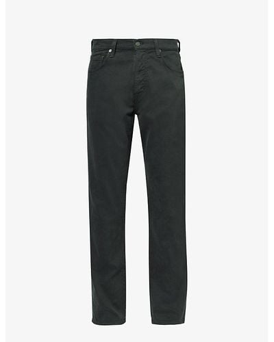 Citizens of Humanity Elijah Belt-loop Straight-leg Relaxed-fit Stretch-woven Jeans - Grey
