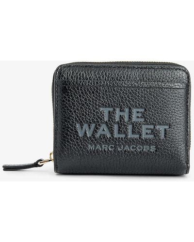 Marc Jacobs The Mini Compact Leather Wallet - Black