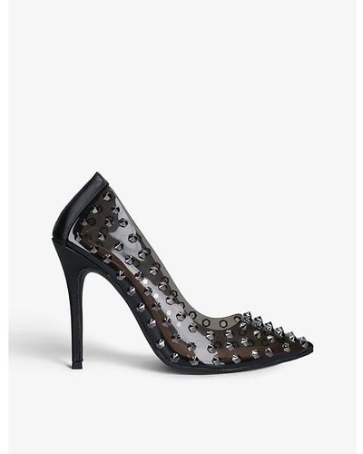 Carvela Kurt Geiger Kicker Stud-detail Court Shoes - Brown