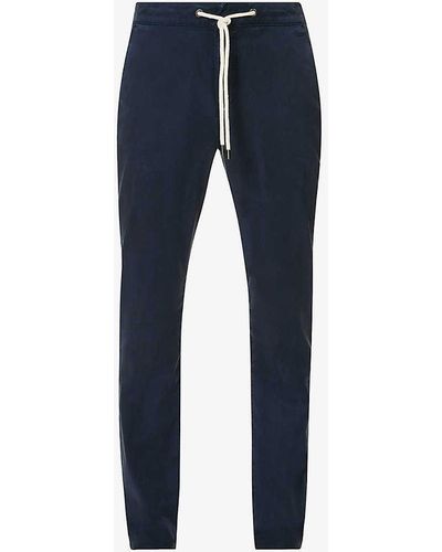 PAIGE Fraser Tapered-leg Relaxed-fit Stretch-woven Jeans - Blue