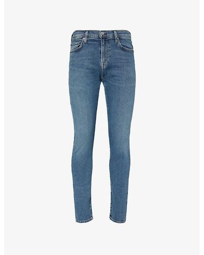 Citizens of Humanity London Tapered Stretch-denim Jeans - Blue