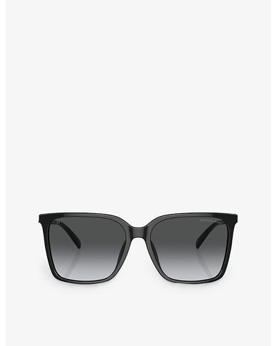 Michael Kors Mk2197u Canberra Square-frame Acetate Sunglasses - Gray