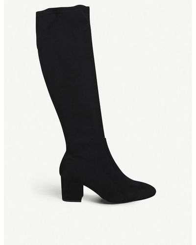 aldo black knee high boots