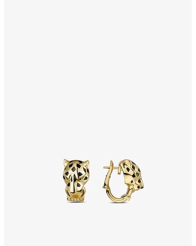 Vintage Cartier 18K Gold Cougar Earrings – Tenenbaum Jewelers