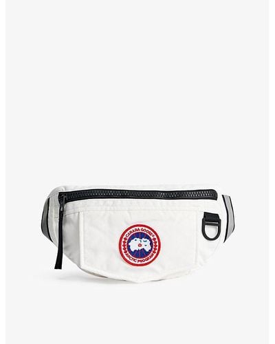 Canada Goose Brand-patch Adjustable Shell Belt Bag - White
