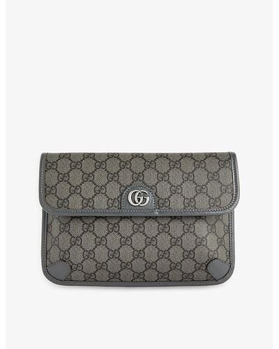 Gucci Ophidia gg Canvas Belt Bag - Gray