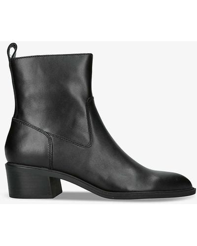 Dolce Vita Bili H2o Leather Ankle Boots - Black