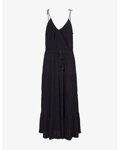 PAIGE Wellsley Woven Maxi Dress - Black