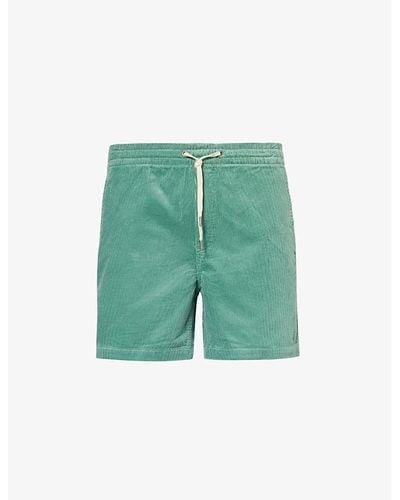 Polo Ralph Lauren Brand-embroidered Drawstring Corduroy Shorts X - Green
