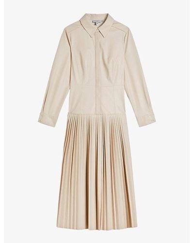 Ted baker miriom 2025 pleated midi dress