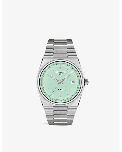 Tissot T1374101109101 Prx Stainless-steel Quartz Watch - Green