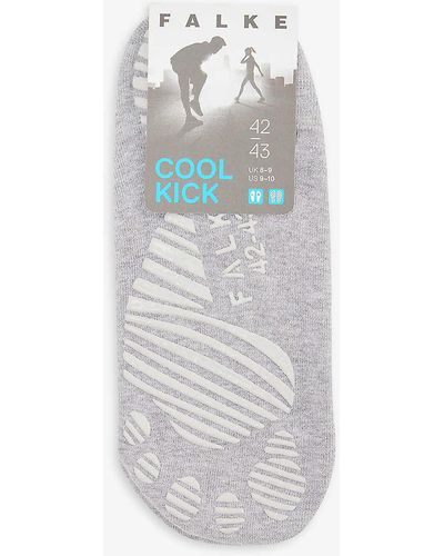 FALKE Cool Kick Brand-print Woven Socks - White
