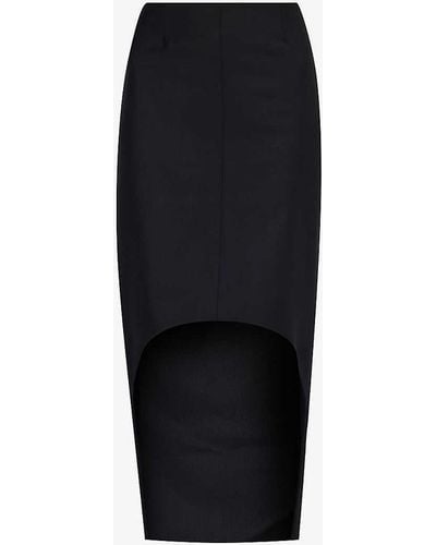 Givenchy Giv M31 Front Kick Skirt - Black