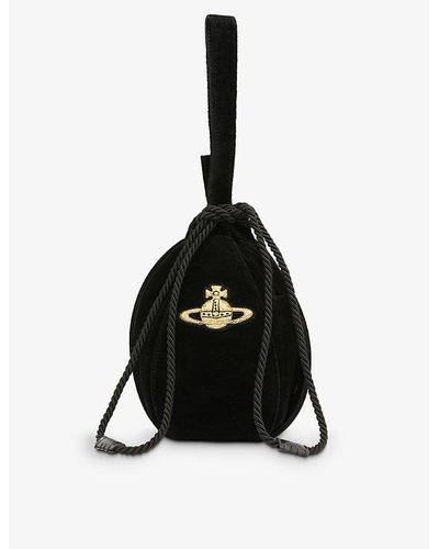 Vivienne Westwood Kitt Cotton Bucket Bag - Black