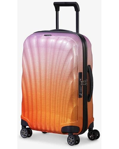 Samsonite C-lite Spinner Hard Case 4 Wheel Cabin Suitcase 55cm - Pink