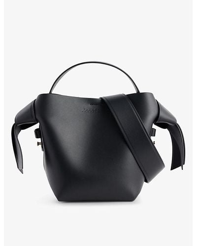 Acne Studios Musubi Mini Leather Shoulder Bag - Black