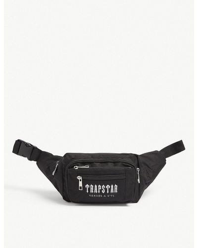 Trapstar Embroidered Belt Bag - Black