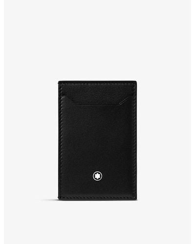 Montblanc Meisterstuck Three-slot Leather Cardholder - Black